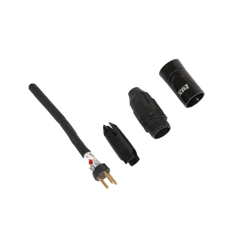 LyxPro - 10 Ft - XLR Male to 1/4" TRS Star Quad Microphone Cable for High End Quality and Sound Clarity, Extreme Low Noise â€“ Black - Image 4